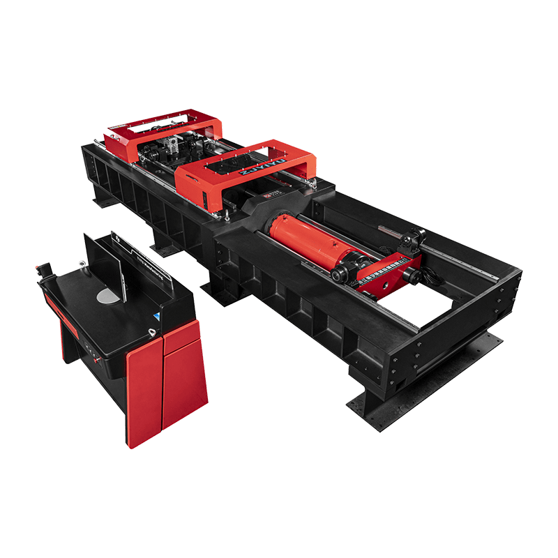 เครื่องทดสอบอเนกประสงค์เซอร์โวไฮดรอลิกไฟฟ้าที่ควบคุมด้วยไมโครโปรเซสเซอร์ (แนวนอน)